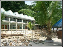 Camayan Beach resort facade day