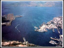 Subic bay bird's eye view